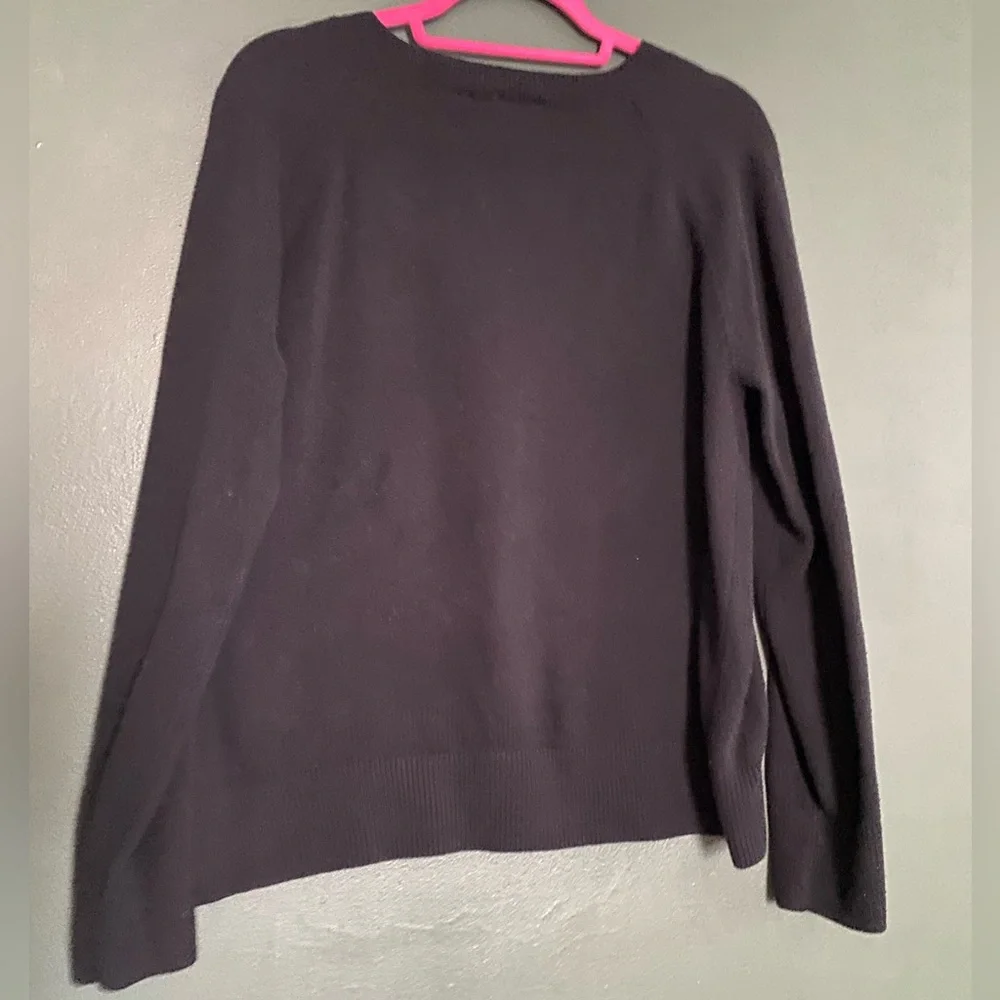 BUNDLE of (3) Old Navy Women's SoSoft V-Neck Sweaters Cream SeaGlass Black Med - Picture 8 of 16